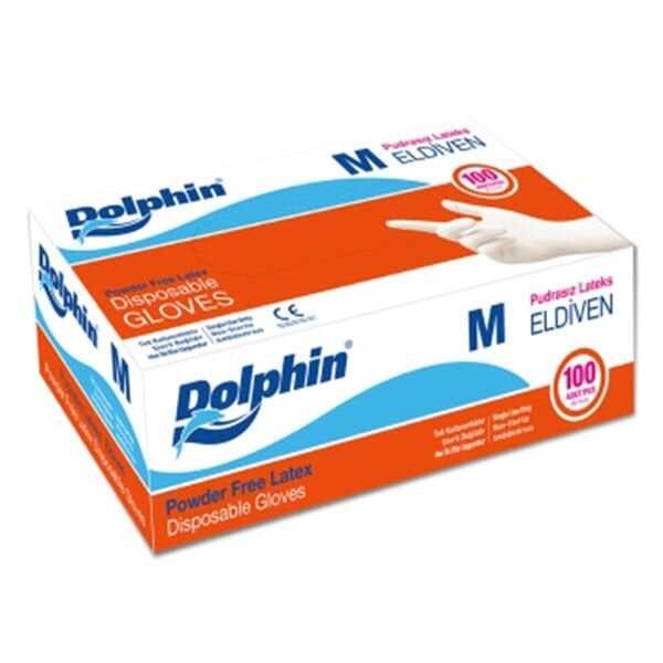 Dolphin%20Lateks%20Pudrasız%20Muayene%20Eldiveni%20Medium